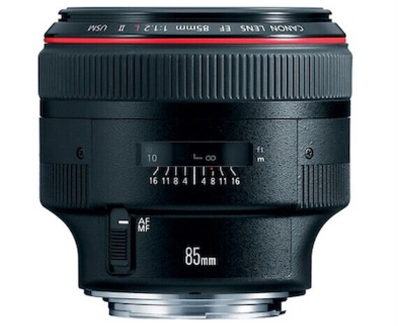 Canon EF 85mm f/1.2 L II USM + ES-79 II zonnekap