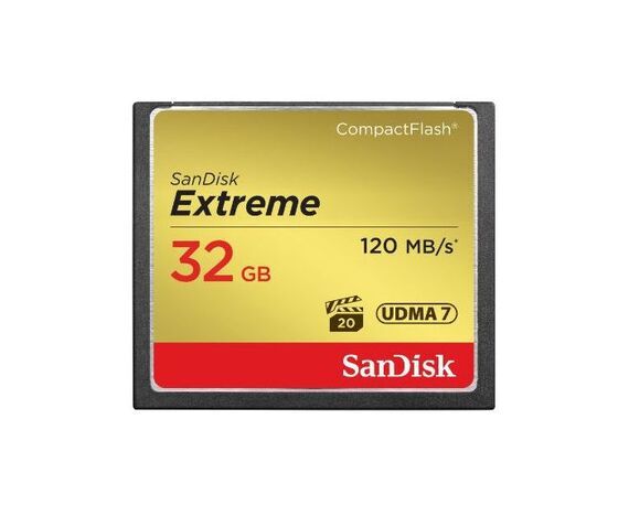 SanDisk CompactFlash Extreme 32 GB 120 MB/s UDMA (CF-kaart)