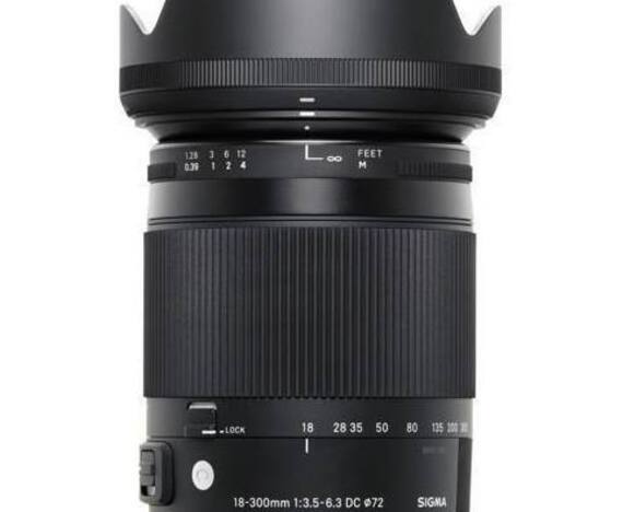 Sigma 18-300mm f/3.5-6.3 DC Macro OS HSM Contemporary (voor Canon)